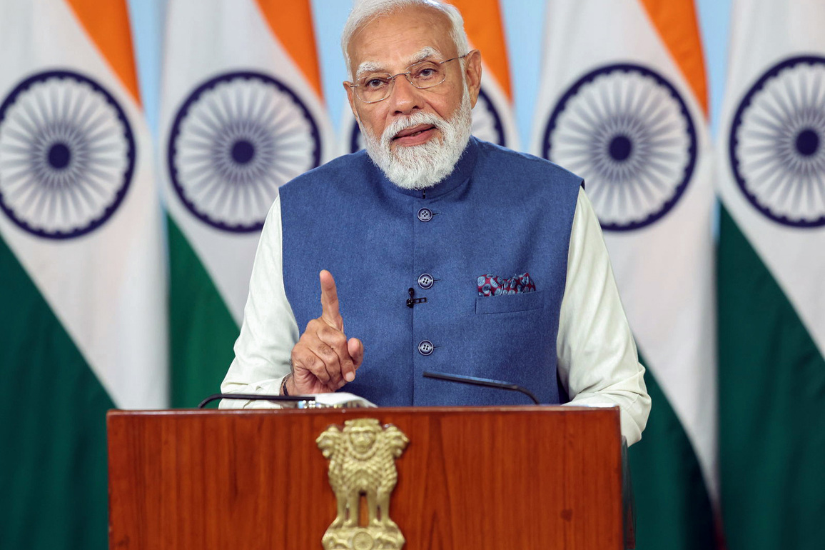 "Best wishes": PM Modi as INSV Kaundinya embarks on maiden sail from Porbandar to Muscat