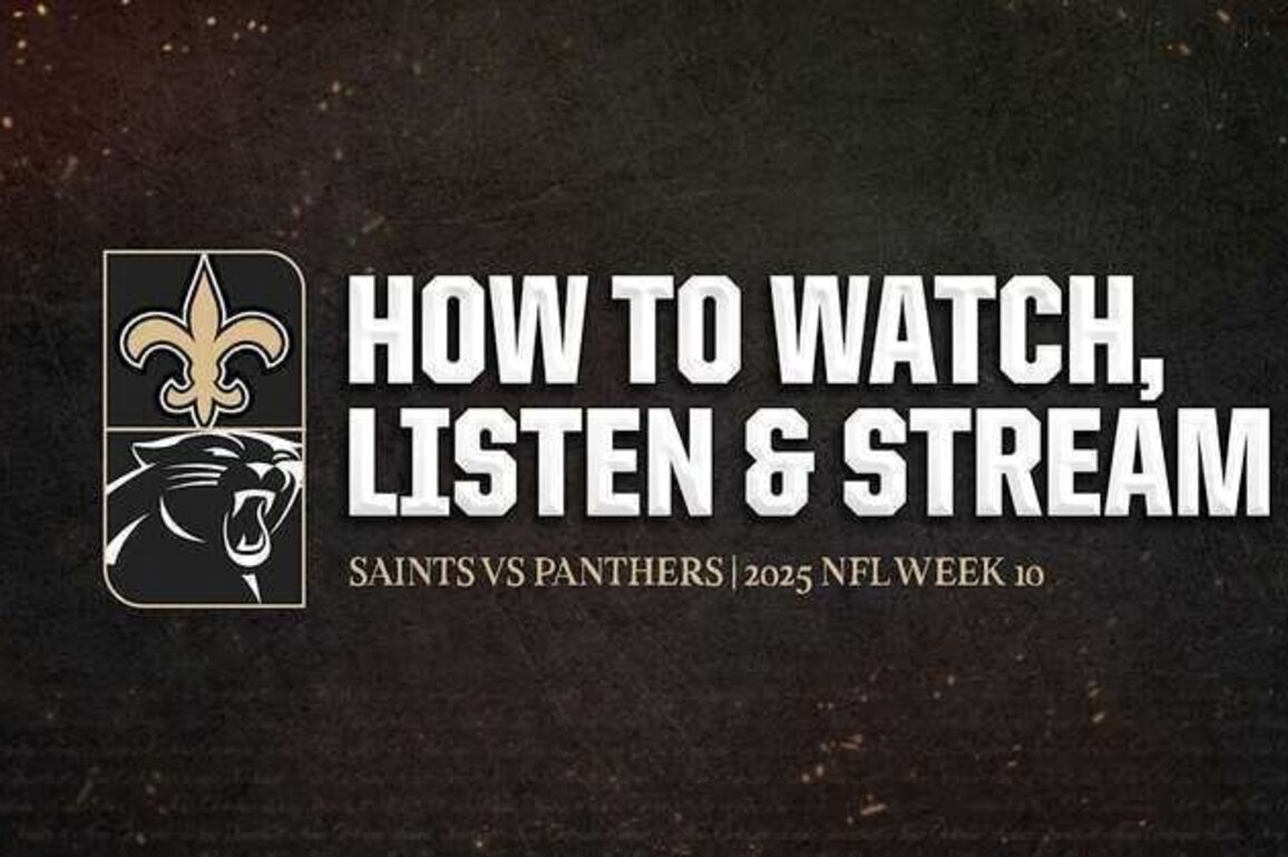 Panthers vs. Saints: How to Watch, Listen, and Stream Games 11/9/2025