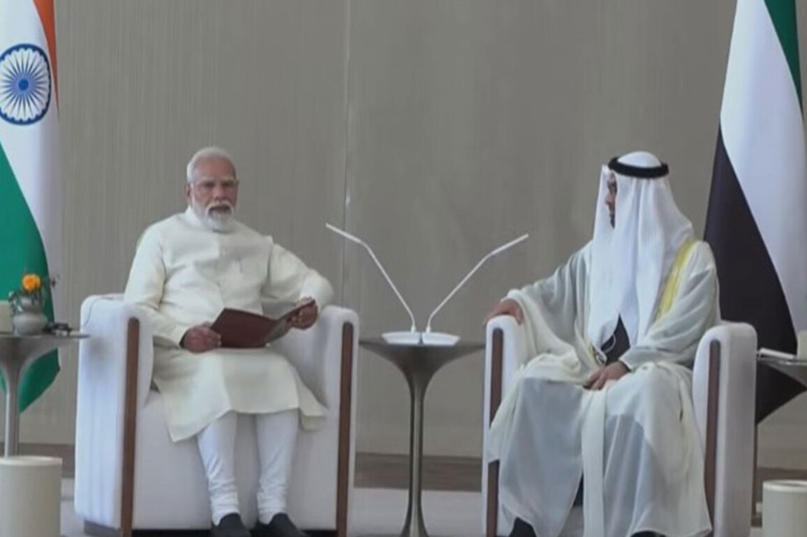 "India stands shoulder-to-shoulder with UAE in every situation": PM Modi during bilateral meet with President Zayed Al Nahan