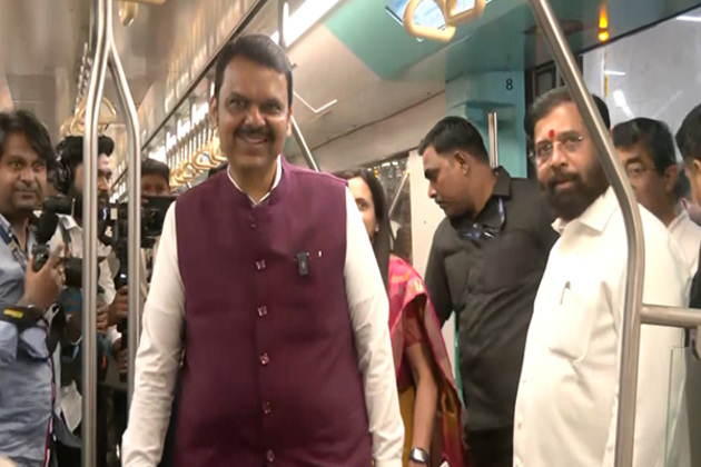 Maharashtra CM inaugurates Phase 2A of Mumbai Metro Line 3 from BKC to Acharya Atre Chowk