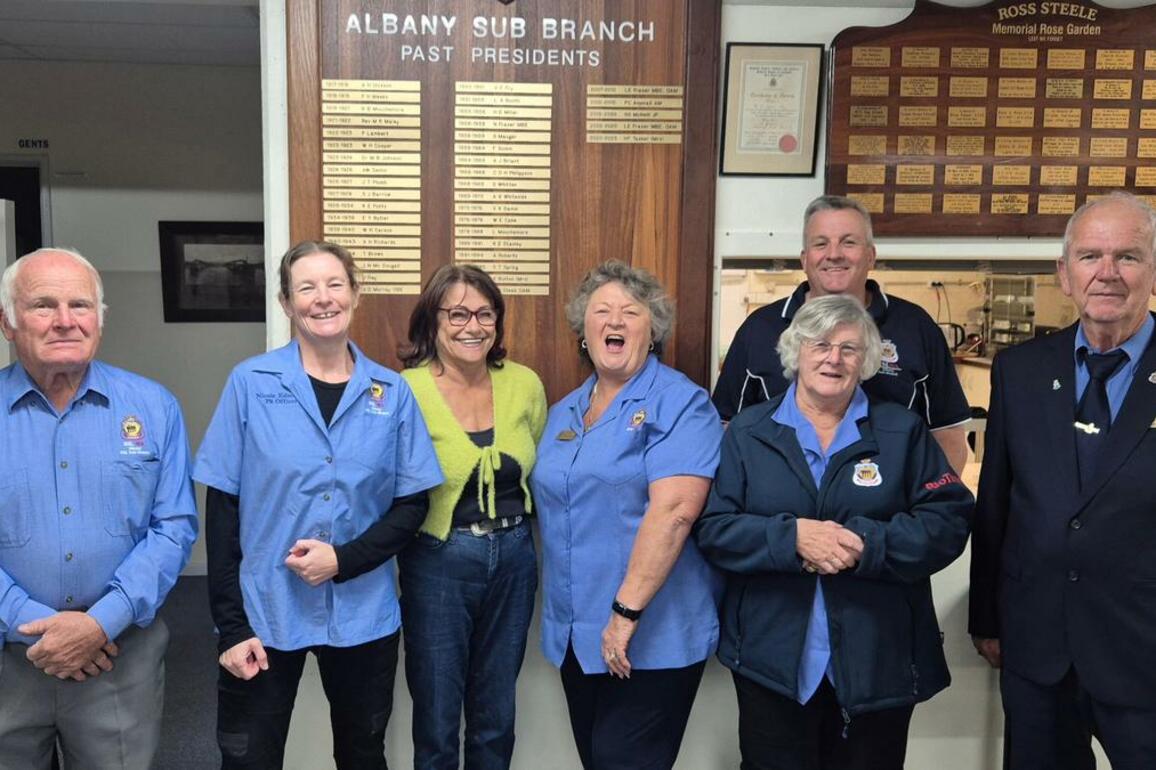Albany RSL receives Racing WA Community Fund grant for new kitchen equipment in Albany