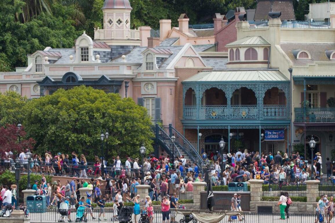 Naked man arrested after walking around Disneyland's New Orleans Square