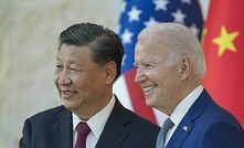 Presidentes dos EUA, Joe Biden, e da China, Xi Jinping