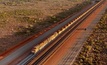  A train hauling ore from Mining Area C