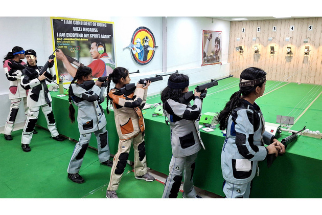 India picks up two more golds as Sofiya Shulzhenko of Kazakhstan sets world record enroute women's 3P win