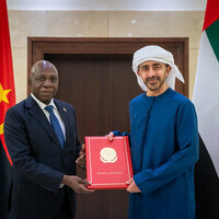UAE President receives written message from Angolan President