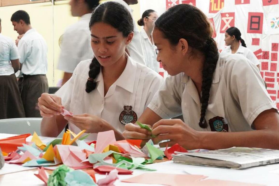 "Chinese is the language of the future," say Fijian students