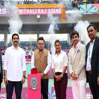 Mithali Raj Stand and Raavi Kalpana Gate inaugurated at ACA-VDCA Stadium in Visakhapatnam