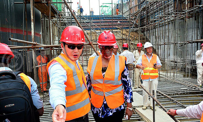 Minister inspects Isimba hydropower project Minister inspects Isimba hydropower project