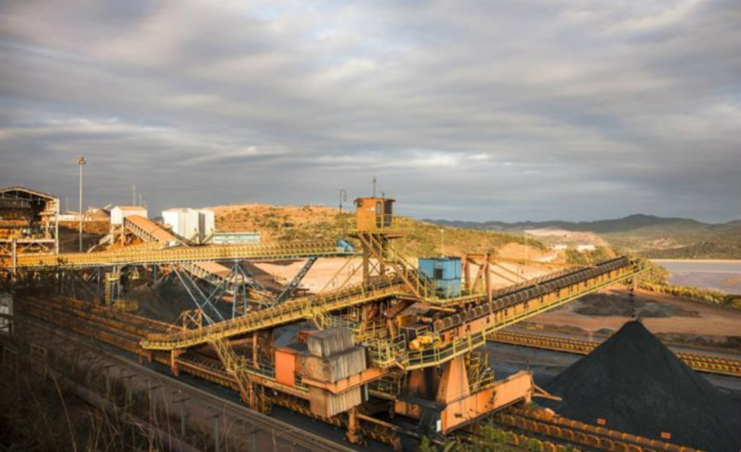 Produção de minério de ferro da Vale