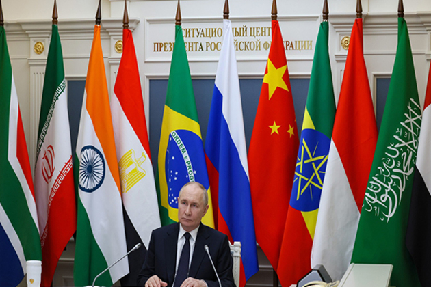 Putin calls for BRICS-wide "independent settlement system" using national currencies