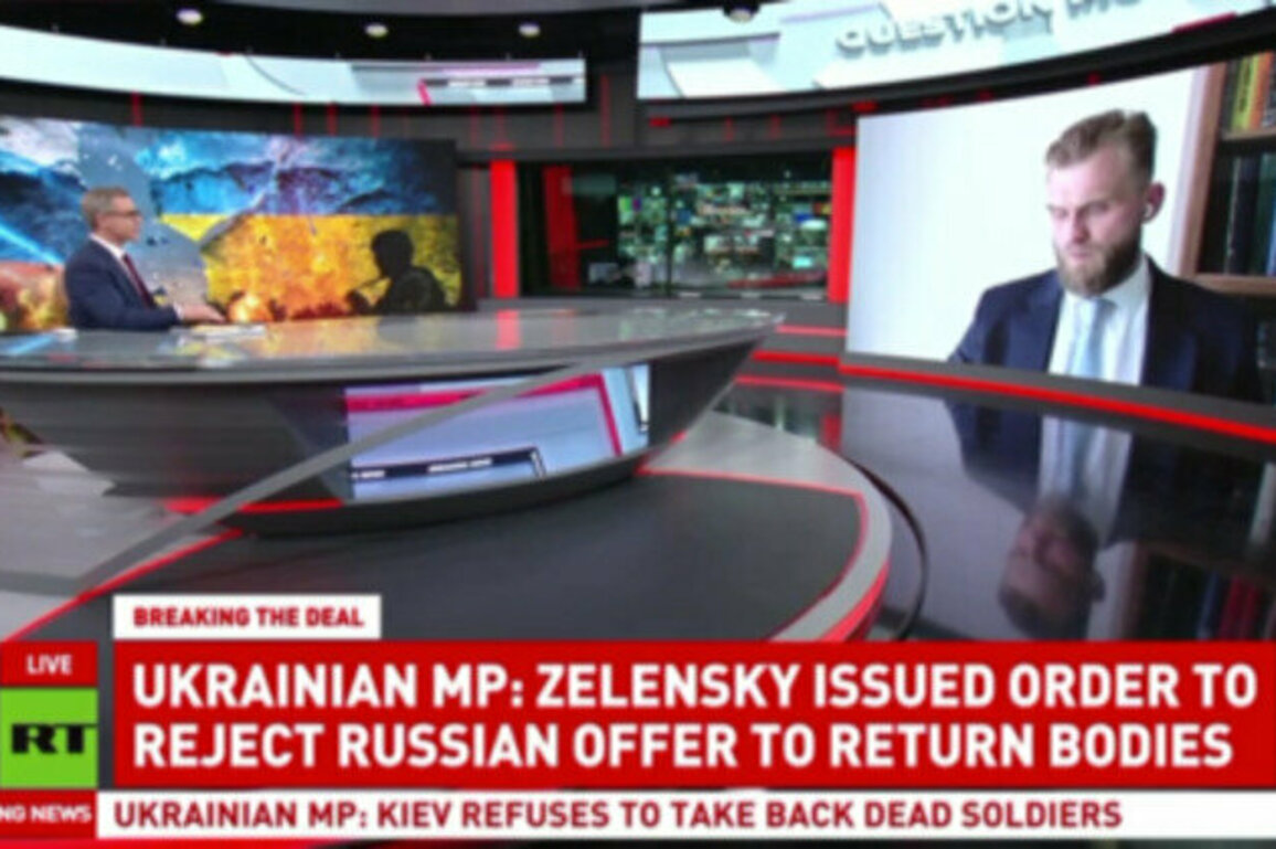 Zelensky robbing families of dead soldiers - Ukrainian MP
