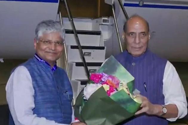 Defence Minister Rajnath Singh arrives in China for SCO meet