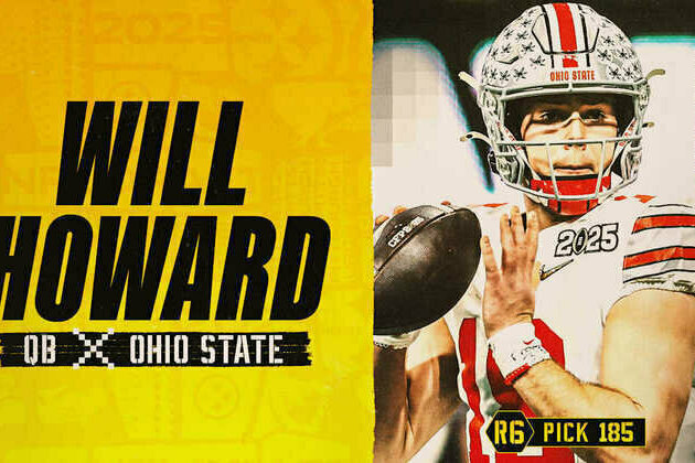 Steelers select Howard in sixth round