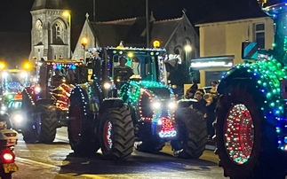 Tractor run raises record amount for Air Ambulance