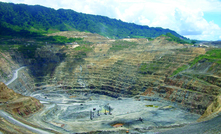 Lihir open pit gold mine, PNG.