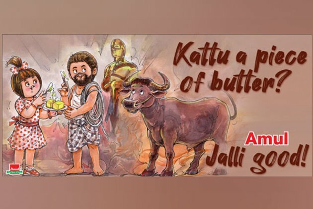 Amul celebrates selection of 'Jallikatu' in Oscars