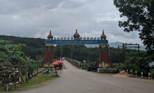  Entrance of Wa Self-Administered Division, Northern Shan State, Myanmar.