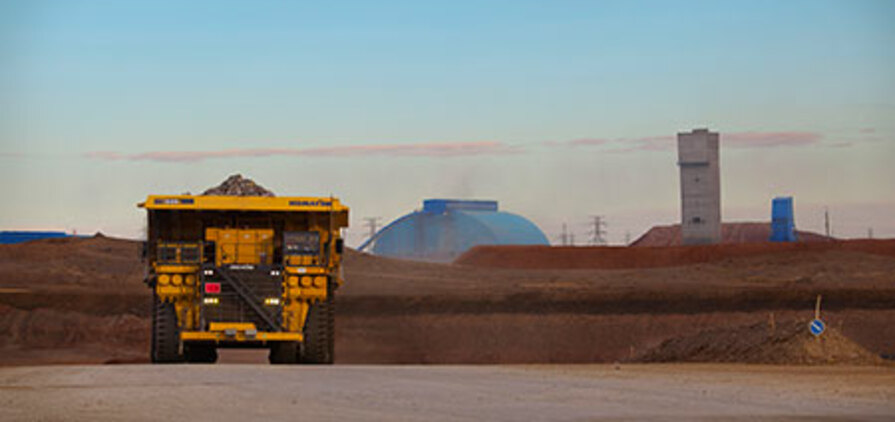 The Oyu Tolgoi copper-gold mine in Mongolia
