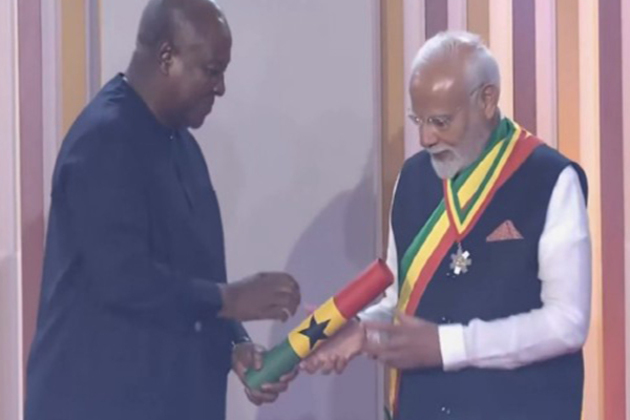Recognition of his steadfast efforts in strengthening voice of Global South: Jaishankar as PM Modi receives Ghana's highest state honour