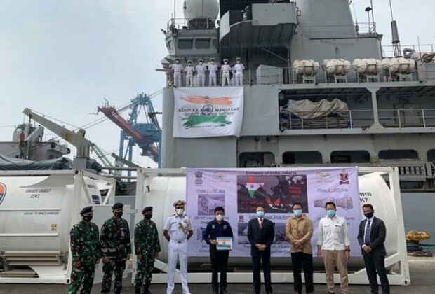 Mission Sagar: INS Airavat arrives at Jakarta