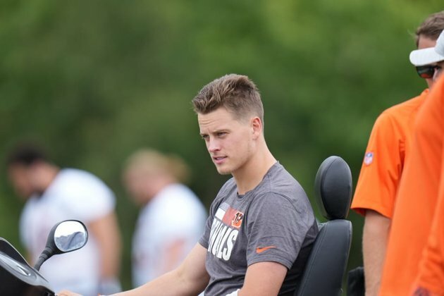 Training Camp Burrow Lifts Bengals Without Even Lifting