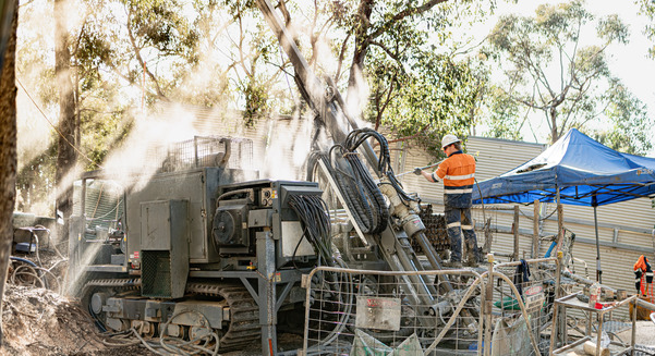 Sunday Creek drilling