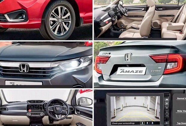 2021 Honda Amaze Facelift Brochure Leaks - All New Features Detailed