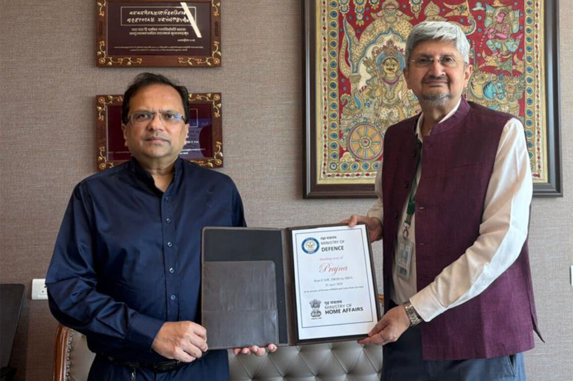 MHA receives DRDO-developed satellite imaging system 'Prajna' for real-time security support