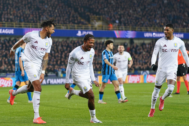 (SP)BELGIUM-BRUGES-FOOTBALL-UEFA CHAMPIONS LEAGUE-BRUGGE VS ASTON VILLA