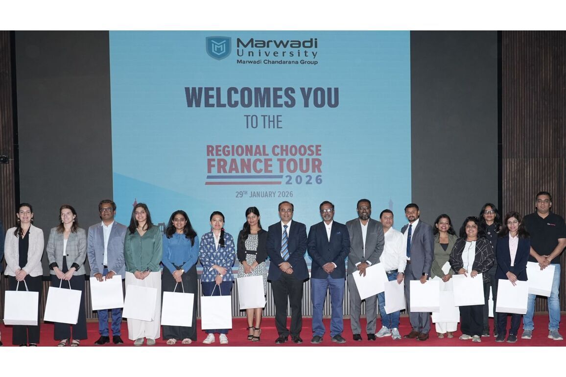 Marwadi University Becomes Gateway to Indo-French Academic Collaboration with Choose France Tour 2026