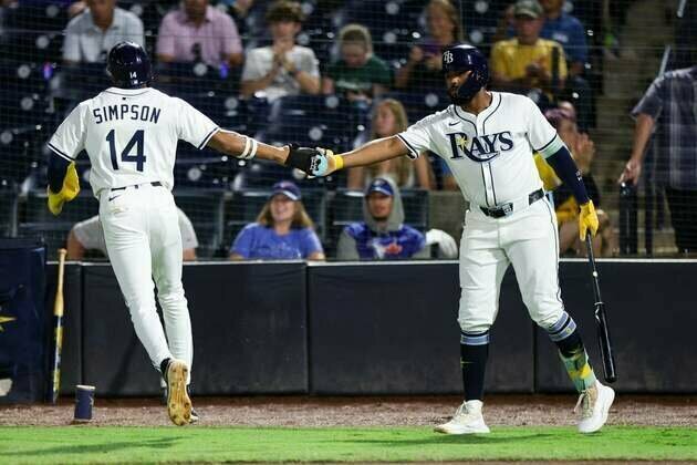 Chandler Simpson stars on defense and at plate as Rays edge Blue Jays