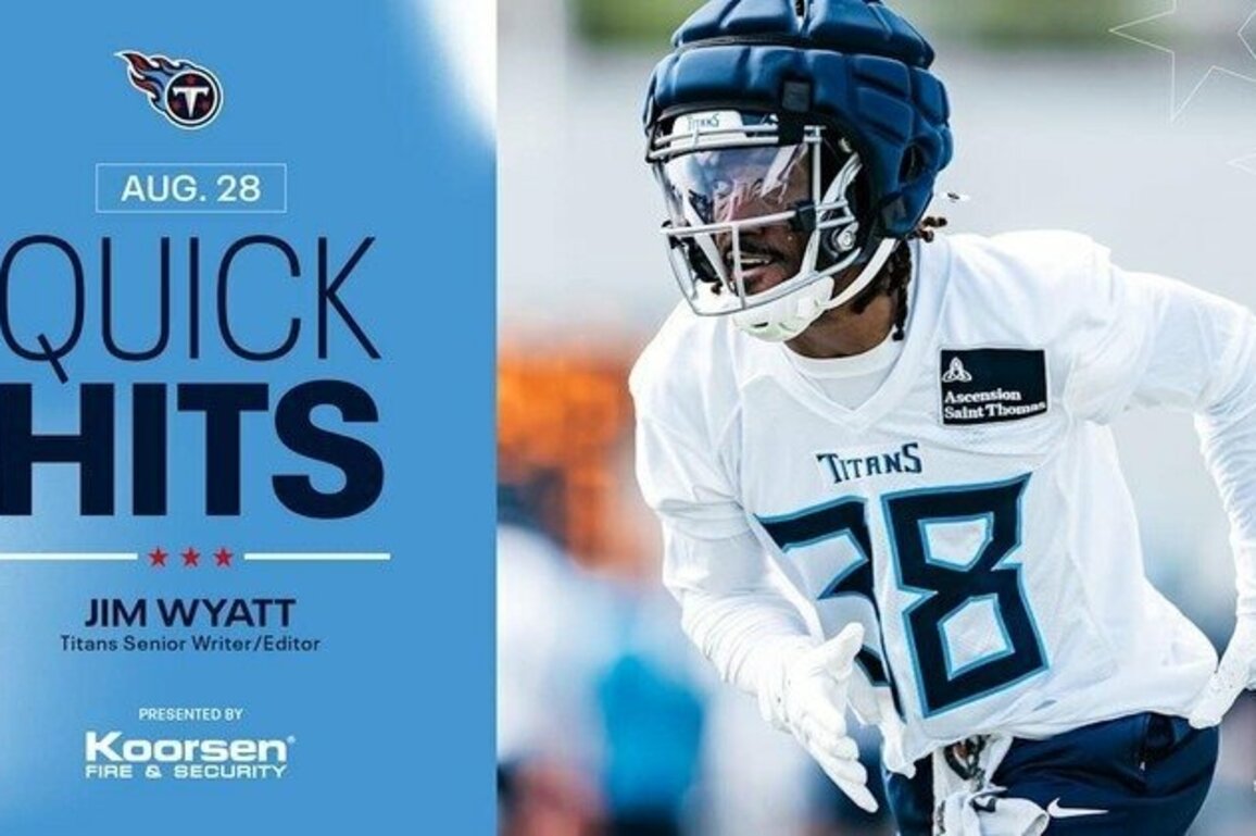 Quick Hits After Thursday's Titans Practice