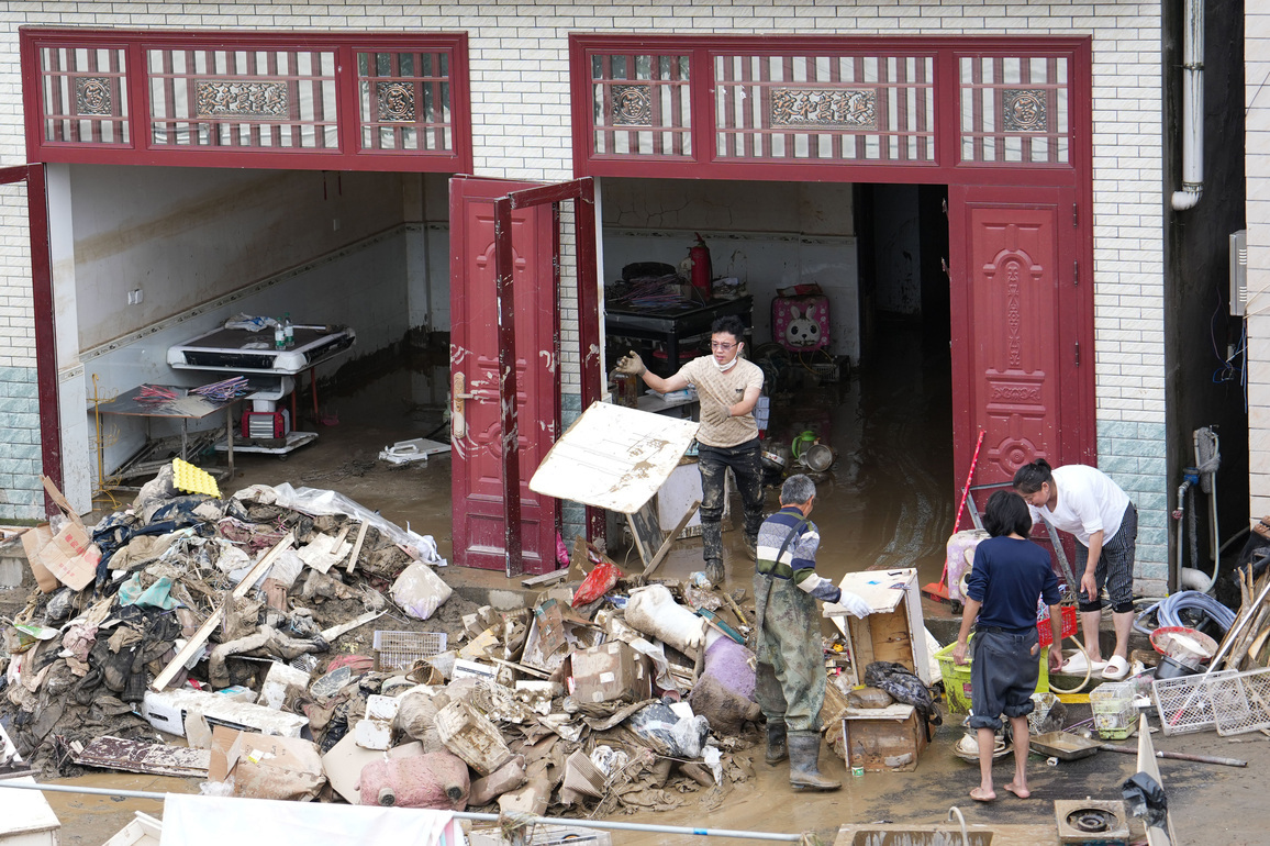 CHINA-HUNAN-CHANGDE-HEAVY RAINS-AFTERMATH (CN)