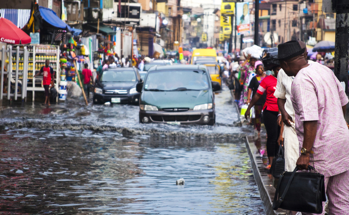 Flooded streets in Lagos, Nigeria, in 2016 | Credit: iStock