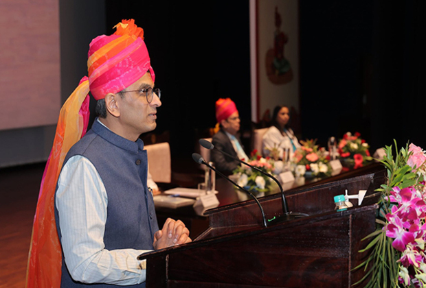 Former CJI Chandrachud attends inaugural ceremony of AIIMS Jodhpur, calls for positive use of technology