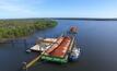  Metro's barge for Bauxite Hills