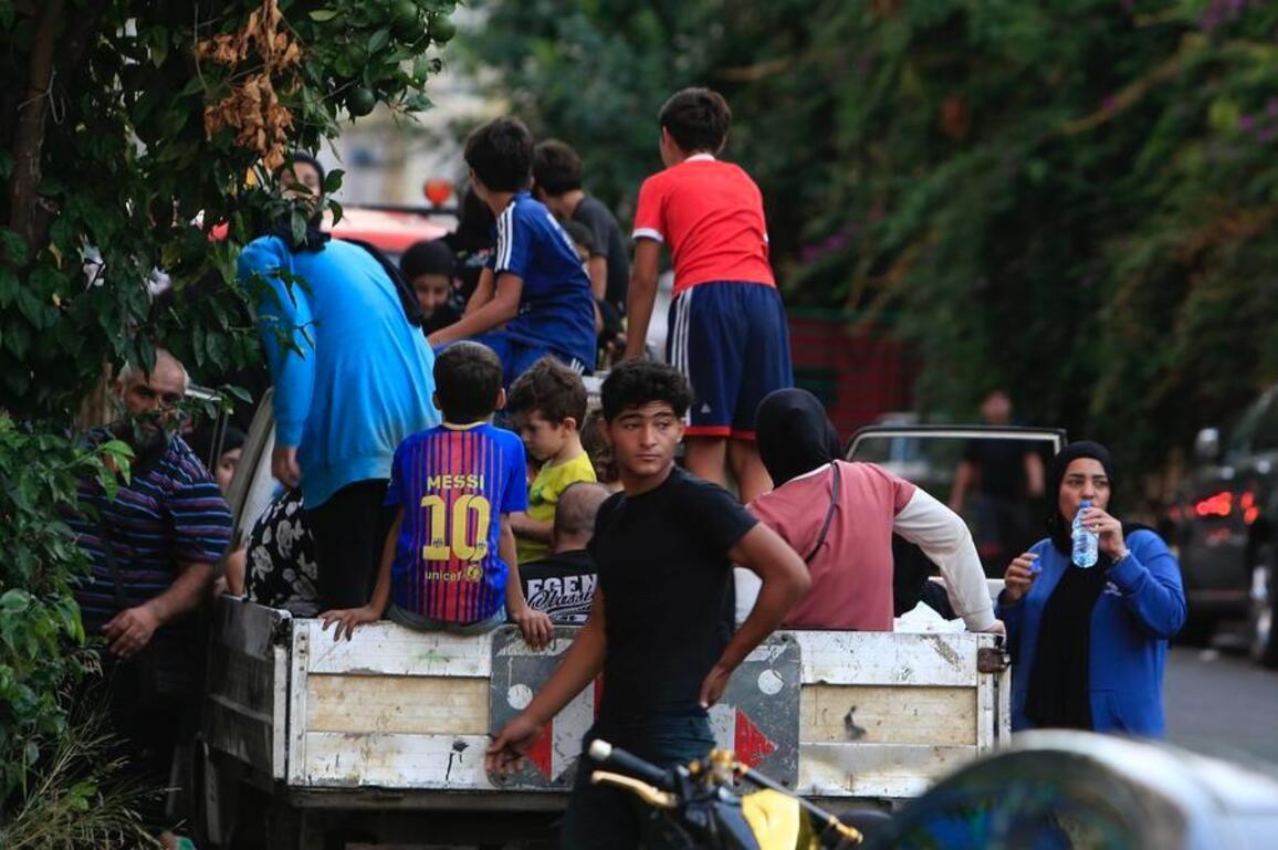 Displaced and disrupted -- thousands flee southern Lebanon as Israeli airstrikes intensify