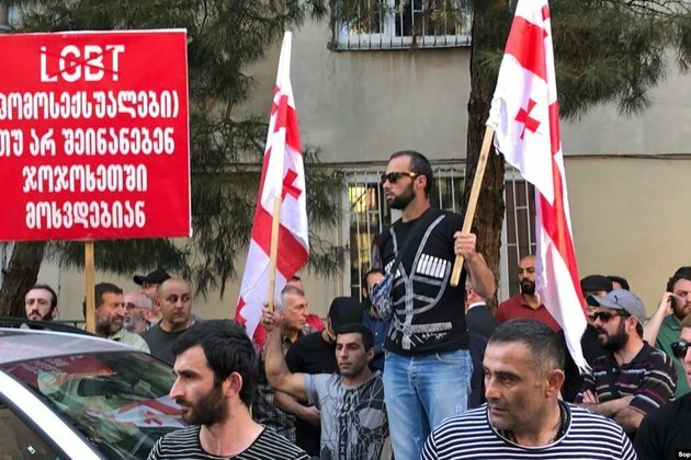 Far-Right Stages Protest At Gay Film Premiere In Georgia