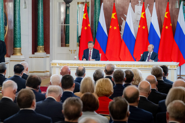 RUSSIA-MOSCOW-VLADIMIR PUTIN-CHINA-XI JINPING-PRESS