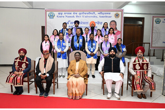 Amritsar: President Murmu attends convocation at Guru Nanak Dev University, calls for scientific temper among youth