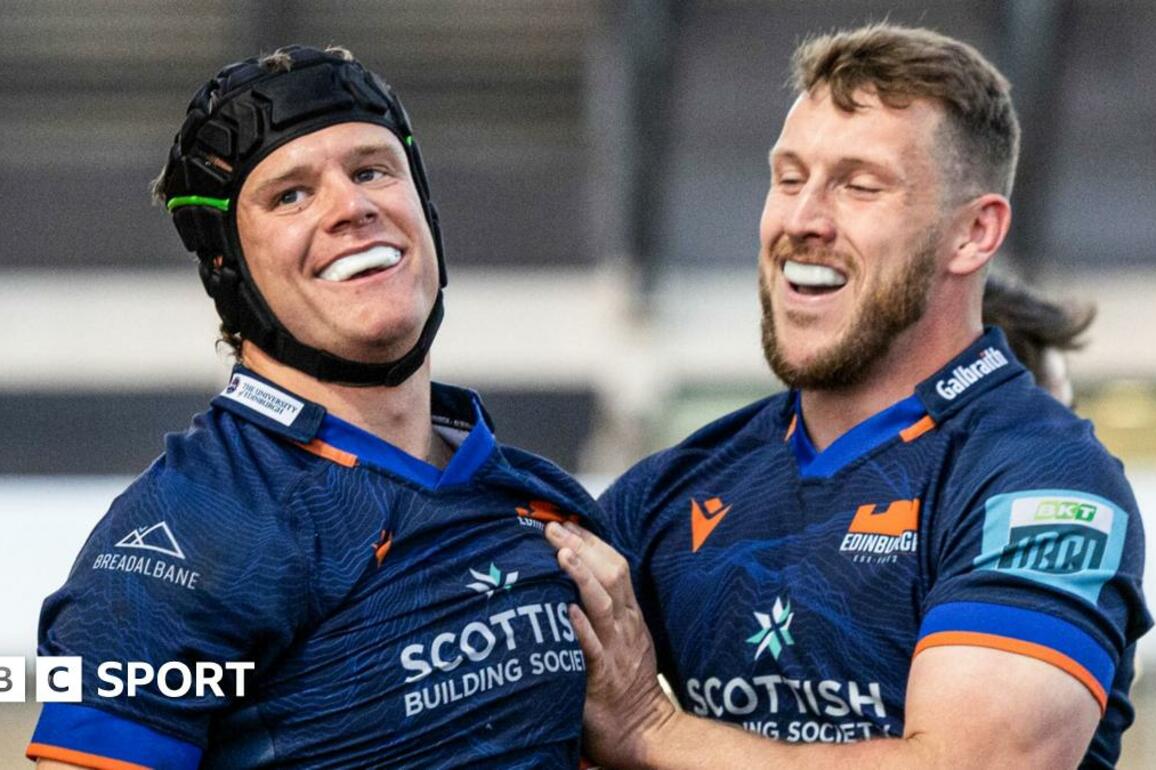 United Rugby Championship- Seven-try Edinburgh crush Ulster to seal play-off spot