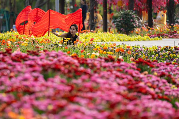 CHINA-MACAO-CHINESE NEW YEAR-FLOWER EXHIBITION (CN)