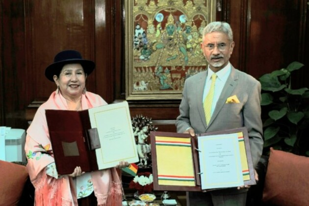 Jaishankar, Bolivia's foreign minister discusses bilateral ties, signs Quick Impact Projects agreement