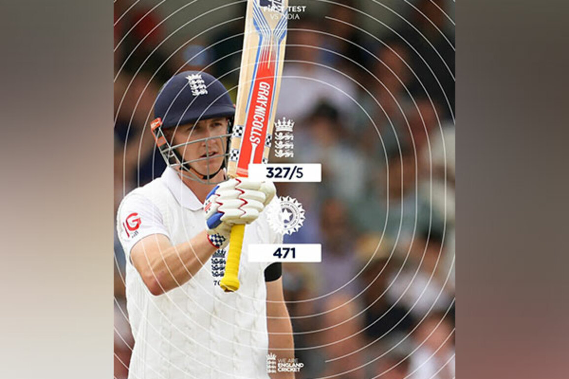 Brook helps England maintain balance as India strike twice (Day 3, Lunch)