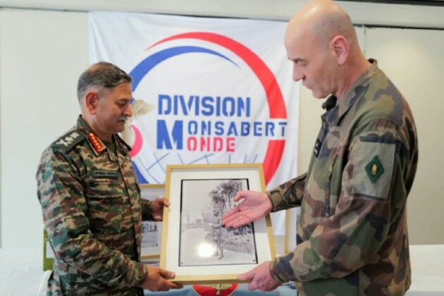 Army Chief visits French Army's 3rd Division, discusses joint training plans including Exercise SHAKTI