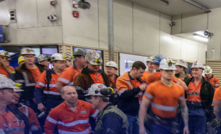 Some of Anglo American's coal workforce.