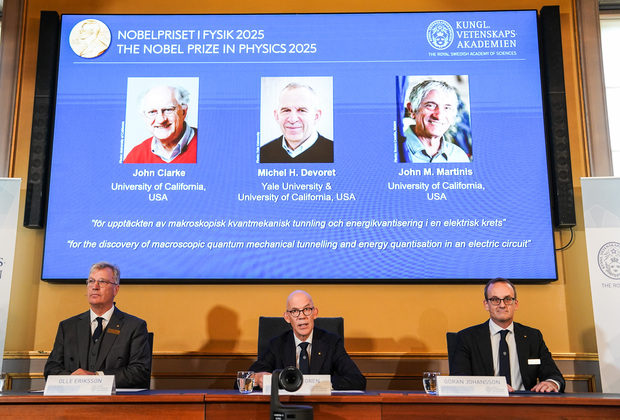 Photo Flash | Three scientists win Nobel Prize in Physics for discovery of  macroscopic quantum phenomena