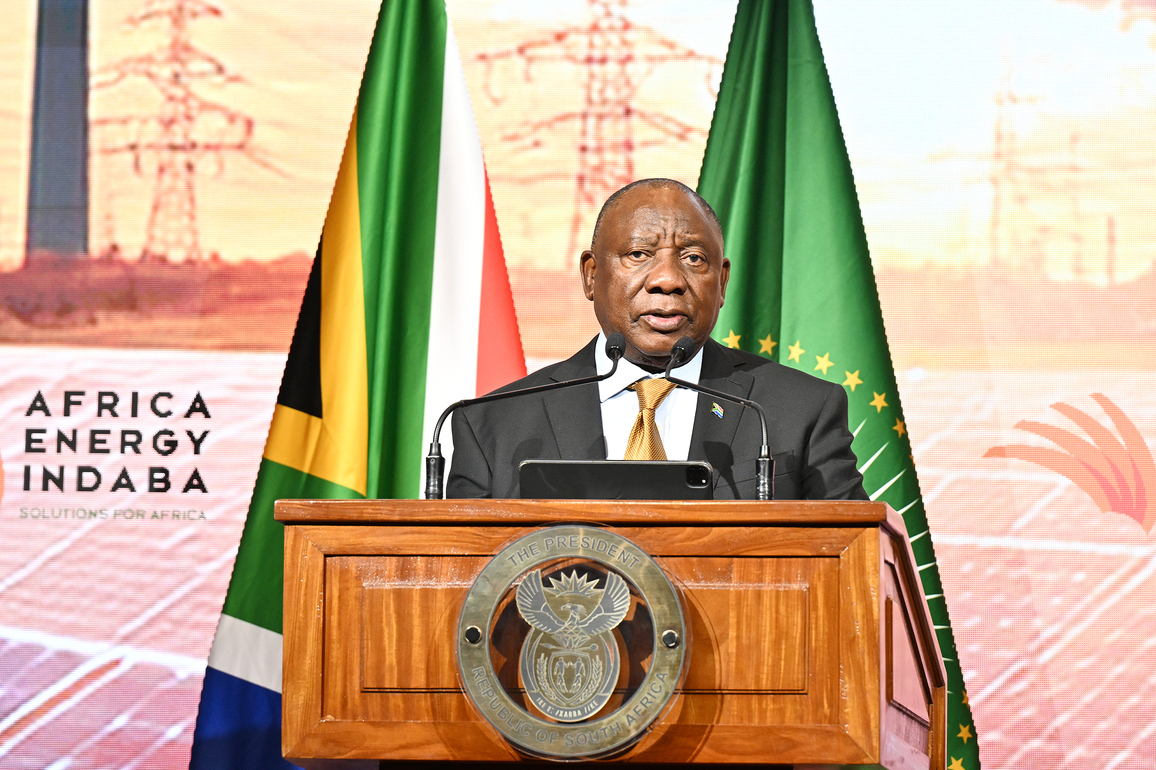 SOUTH AFRICA-CAPE TOWN-PRESIDENT-AFRICA ENERGY INDABA 2026
