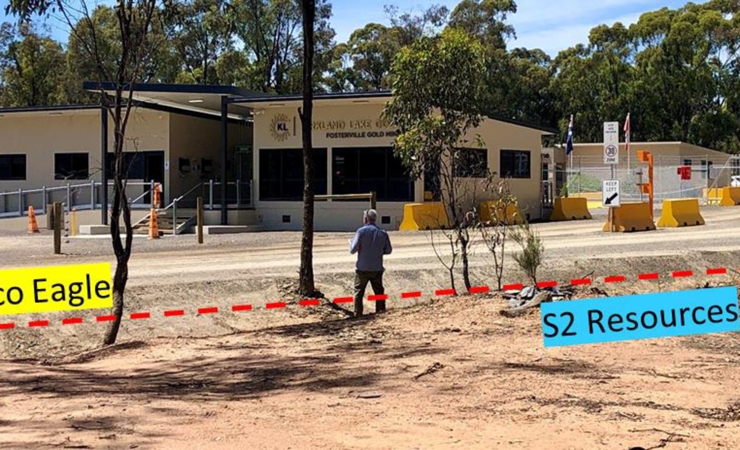 Mark Bennett at the tenement boundary